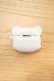 Milk Mocha Bear AirPods Silicone Carrying Shockproof Protective Case Cover - Compatible with Apple AirPods 1 & 2 (Milk)