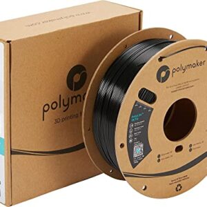 Polymaker PETG Filament Bundle, PETG 3D Printer Filament 1.75mm - PolyLite PETG Filament 1.75 PETG Bundle of 3, Black/White/Red