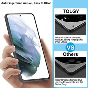 TQLGY 3 Pack Screen Protector for Samsung Galaxy S21 FE with 3 Pack Camera Lens Protector, 9H Tempered Glass Film, Bubble Free - Anti-Scratch - Easy Installation, 6.4-inch
