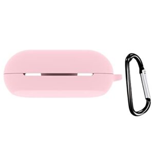 hevirgo earbuds case high toughness wireless earphone full protective cover convenient pink