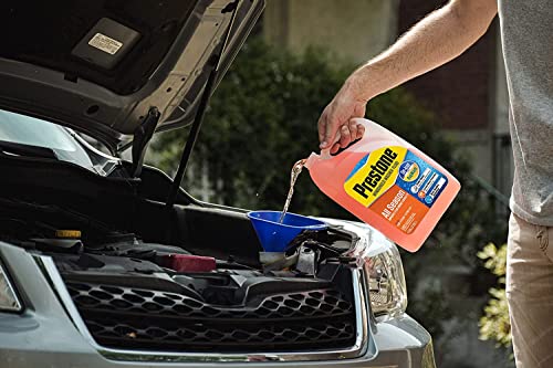 Prestone AS658 Deluxe 3-in-1 Windshield Washer Fluid, All Season, Bug Wash & De-Icer up to -27F, Water Beading Technology, Power Cleans, Safe For Rain Sensing Wipers 1 Gallon Includes NOIS Tissue Pack