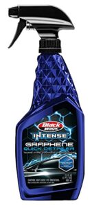 black magic 120182srp intense graphene quick detailer 23oz - boosts gloss, slickness and color depth of cars surfaces including paint, chrome, glass, metal and plastics