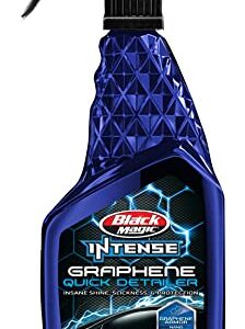 Black Magic 120182SRP Intense Graphene Quick Detailer 23oz - Boosts Gloss, Slickness and Color Depth of Cars Surfaces Including Paint, Chrome, Glass, Metal and Plastics