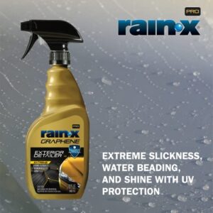 Rain-X PRO 620179 Graphene Exterior Detailer Spray, 16oz - Graphene Shield Technology Gently Removes Light Contaminants and Dirt, Enhances Gloss and Shine