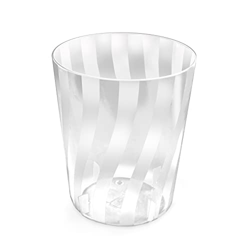 Azar Displays 222966 Acrylic Clear Wastebasket Trash Can Bin