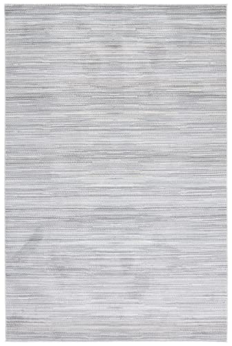 SAFAVIEH Herat Collection Area Rug - 8' x 10', Ivory & Grey, Non-Shedding & Easy Care, Ideal for High Traffic Areas in Living Room, Bedroom (HRT313A)