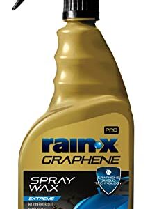 Rain-X PRO 620183 Graphene Spray Wax, 16oz - Enhances Gloss, Slickness and Color Depth of Painted Surfaces While Repelling Dust, Dirt and Debris, Extending Existing Wax Protection, gold