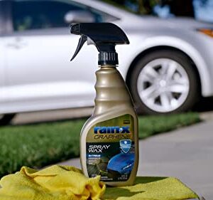 Rain-X PRO 620183 Graphene Spray Wax, 16oz - Enhances Gloss, Slickness and Color Depth of Painted Surfaces While Repelling Dust, Dirt and Debris, Extending Existing Wax Protection, gold