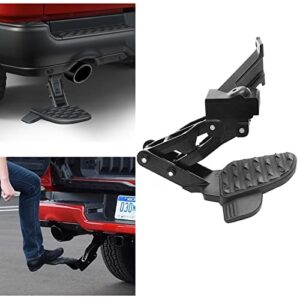 Rear Bed Step Compatible with Dodge Ram 2500 3500# 2019 2020 2021 2022 2023 Retractable Bumper Tailgate Step 82215842AH 82215842AD 82215842AE 82215842AC