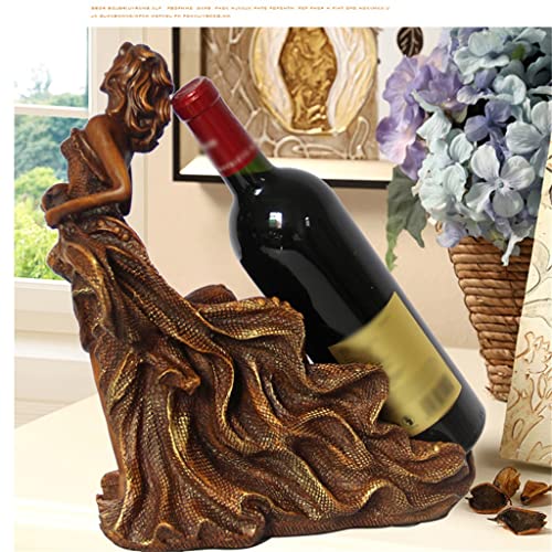 WODMB Wine Rack Wine Rack Decoration Living Room TV Cabinet Decoration Home Wine Cabinet Decoration European Style Red Wine Rack (Color : A, Size : 30 * 12 * 31cm)