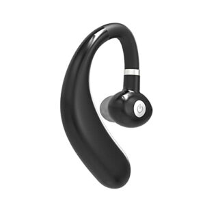 junan bluetooth v5.0 headset, wireless earpiece, ultra-light weight (12g) hands free earphones with built-in mic,suitable for left and right ears, anti-sweat and noise reduction