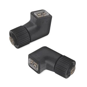 okcsc 0.78 2pin female to jh 4 pin male (earphone side) adaptor work for 0.75/0.78 2 pin cable connected to for iriver jh24/akr03/ layla/angie/ue18 layla ii/roxanne ii earphone adapter black