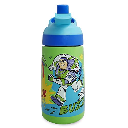 Disney Pixar Toy Story Stainless Steel Water Bottle with Built-In Straw