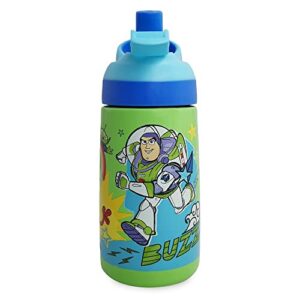 Disney Pixar Toy Story Stainless Steel Water Bottle with Built-In Straw