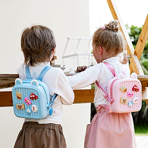 KUSARKO Cute Toddler Backpack Mini Backpack Lightweight Preschool Backpack Small Backpack for Kids Gifts for Little Girls (Pink)