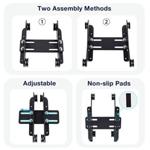 UniTak3D Ender 3 Metal Filament Spool Holder Upgrade Adjustable Roller Bracket with Bearing for TPU/PLA/ABS/PETG/Nylon/Wood Filament for Creality Ender 3 V2,Ender 3 Pro,Ender 5,CR10 3D Printers