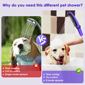 WaterSong Dog Sprayer Shower Attachment (Purple)