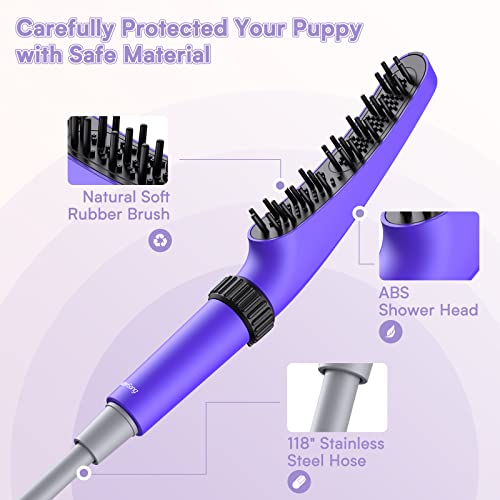 WaterSong Dog Sprayer Shower Attachment (Purple)