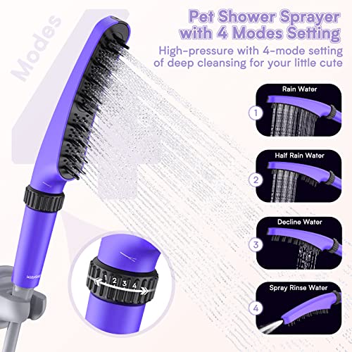 WaterSong Dog Sprayer Shower Attachment (Purple)