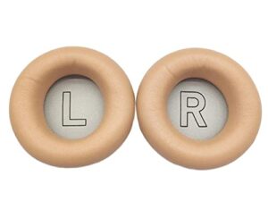 vekeff sheepskin replacement ear pads for bang & olufsen beoplay h9, h9i, h7 headphones (lambskin brown)