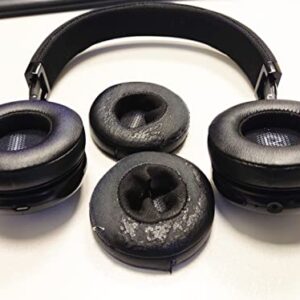 VEKEFF Replacement Ear Pads Cushions Repair Parts for JBL Live 400BT Wireless Over-Ear Headphones (400BT-Black)