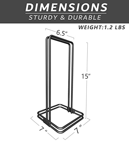 Hanger Storage Organizer Holder Stacker Stand Portable Stander Hangers Rack for Laundry Closet Dry Cleaning Room Adult or Child Clothes Hangers Black Space Saving Keep Laundry Room Neat and Clean