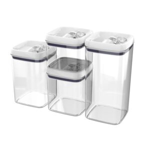 better homes & gardens 4 pack flip-tite food storage container set