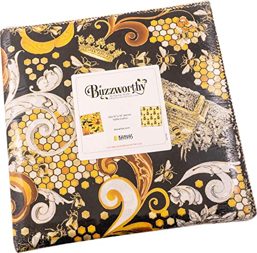 Kanvas Studio Buzzworthy 10X10 Pack 42 10-inch Squares Layer Cake Benartex