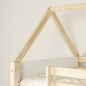 South Shore Sweedi, Twin Bunk Bed, Natural Wood