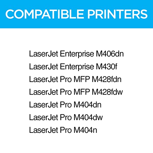 LD Products Compatible Toner Cartridge Replacement / Compatible with HP 58X / CF258X HY (Black, 2PK with CHIP) for Laserjet Pro M404dn M404dw M404n MFP M428fdn MFP M428fdw New Working CHIP Installed