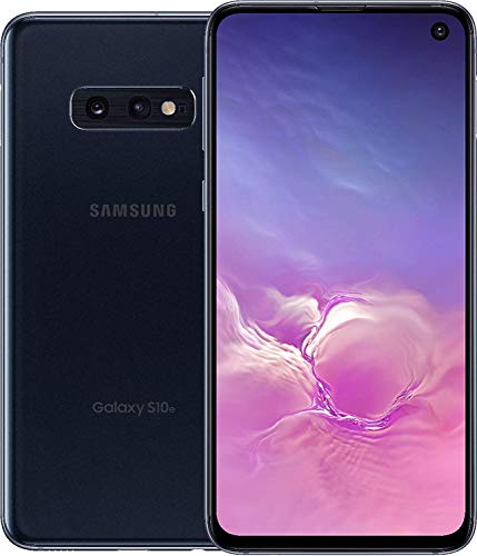 Samsung Galaxy S10e (128GB, 6GB) 5.8" AMOLED, Snapdragon 855, 4G LTE (GSM + CDMA) Unlocked (T-Mobile, AT&T, Verizon, GoogleFi) G970U (w/ Fast Car Charger , Black) (Renewed)