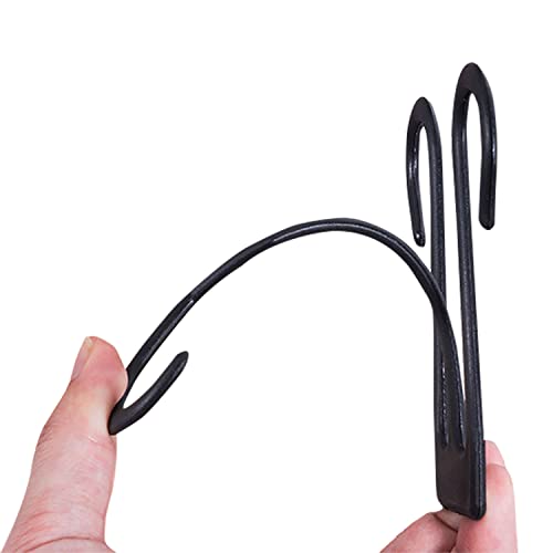 Shoe Hanger CSNSD 12PCS Black Plastic Shoe Display Hooks Shoes Drying Racks Slipper Hook Shoe Rack