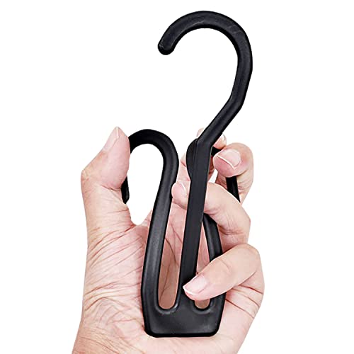 Shoe Hanger CSNSD 12PCS Black Plastic Shoe Display Hooks Shoes Drying Racks Slipper Hook Shoe Rack