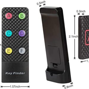 Key Finder, Reyke RF Item Locator Tags with 100ft. Working Range, Wireless Remote Finder Key Locator Key Finder for Finding Car Key Phone Glasses Wallet Tracker, 1 RF Transmitter & 6 Receivers