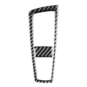 carbon fiber cover trim sticker compatible with bmw 6 series m6 f12 f13 f06 2011-2018 m sport (carbon fiber a, gear shift frame cover rhd)