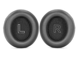 vekeff replacement ear pads cushions cover for anker soundcore life q30 q35 headphones (black)