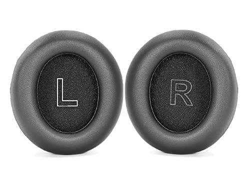 VEKEFF Replacement Ear Pads Cushions Cover for Anker Soundcore Life Q30 Q35 Headphones (Black)