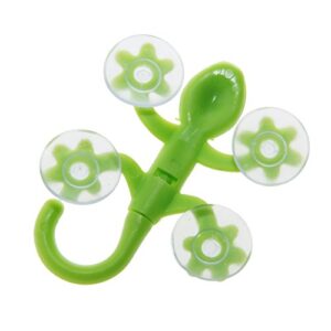 SANGHAI 1 Pcs Bathroom Hanger Gecko Powerful Plastic Four Suction Cups Hook Wall Hanger Decoration Bathroom Random