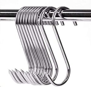 jeoyswe meat hook (4inch 4mm) smoker hooks stainless steel 304, meat hooks processing for sausage, beef ,bacon, poultry, deer, moose