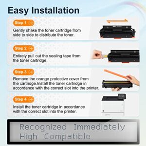 055H TESEN Compatible Toner Cartridge (with CHIP) Replacement for Canon 055H 055 for Canon ImageClass MF740C MF741Cdw MF743Cdw MF745Cdw MF746Cdw LBP660C Printer High Yield Black 1 Pack