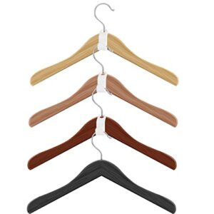 Hanger Connector Hooks – 100-Pack Clothes Hanger Connector Hooks – Space-Saving Hanger for Closet Organizer – Cascading Space Saver Hangers for Small Space Organization and Closet