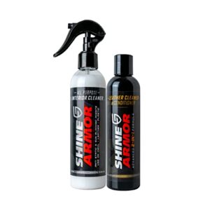 shine armor car interior cleaner & leather cleaner - vehicle detailing & restoration, cleaner & conditioner protector for couches car interior