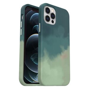 otterbox - ultra-slim iphone 12 & 12 pro case (only) - made for apple magsafe, artistic protective phone case with soft-touch material for comfort (monday morning)