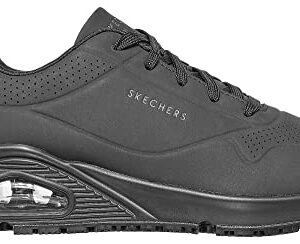 Skechers Women's UNO SR 108021W Food Service Shoe, Black, 8 Wide