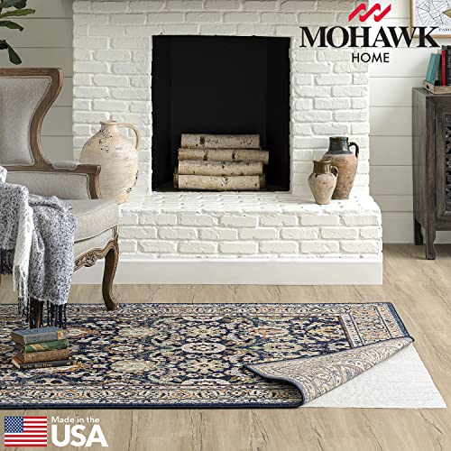 Mohawk Home 5' x 5' Round Non Slip Rug Pad Gripper, Made in USA, Grips Keeps Area Rugs in Place – Safe For All Floors