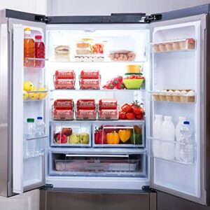 SimpleHouseware Can Dispense Refrigerator Organizer Storage,Clear