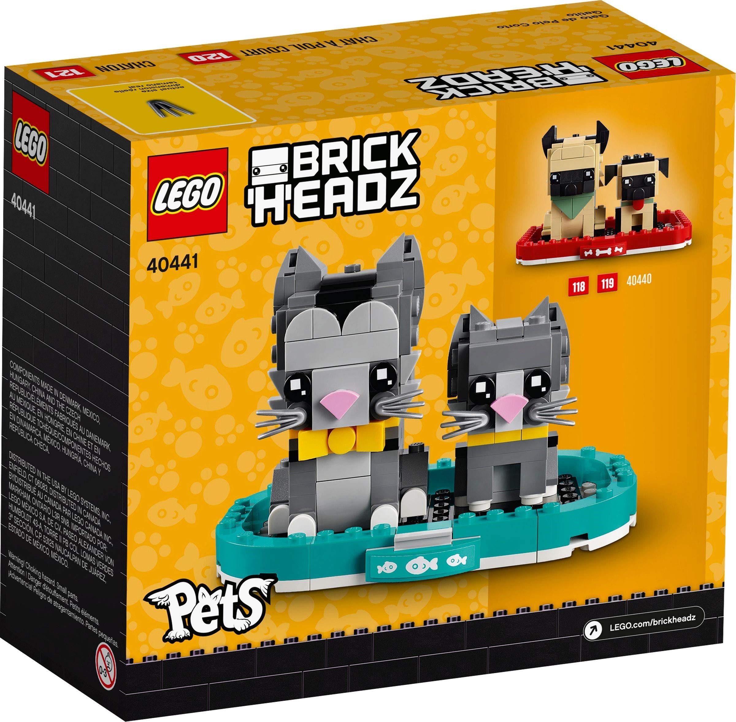 LEGO 40441 BrickHeadz Shorthair Cats