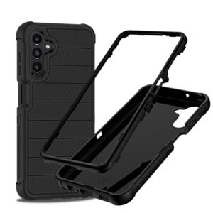 Probeetle Galaxy A13 5G Case，Samsung A13 5G Case with HD Screen Protector [Military-Grade][Shockproof] 3 in 1 Durable Hybrid Protective PC and TPU Phone Case for Samsung Galaxy A13 5G (Black)