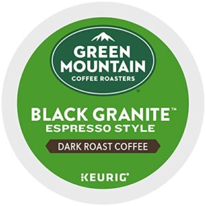 Green Mountain Coffee Roasters Black Granite, Keurig Single Serve K-Cup Pods, Espresso Style Dark Roast, 72 Count