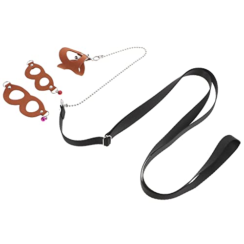 Balacoo Sugar Glider Rope Small Dog Leash Puppy Leash 1 Set Sugar Glider Traction Rope Outdoor Sugar Glider Harness Hauling Rope Bunny Harness Rabbit Harness